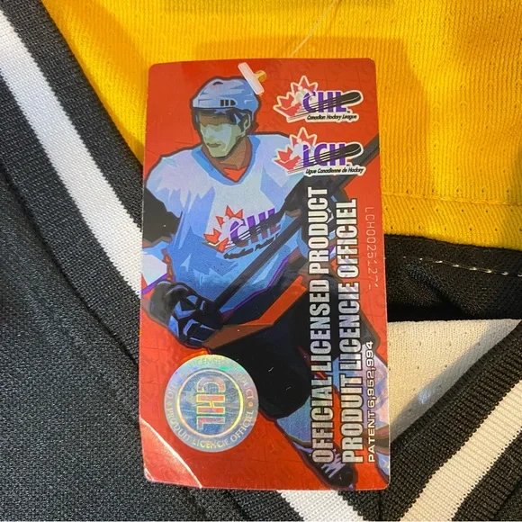 Kingston Frontenacs Hockey Jersey Stitched Sewn OHL CHL Fan Black Large NEW - Picture 4 of 7